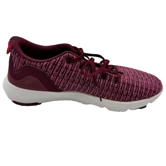 Reebok Women’s Walking Training Shoes MemoryTech LT Burgundy Pink Knit Sz 8 - Picture 7 of 10